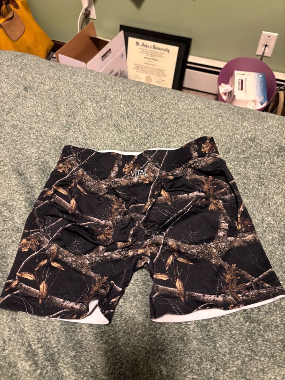 camo workout shorts